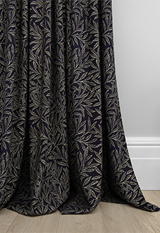 William Morris Willow, Woven Indigo - Made to Measure Curtains